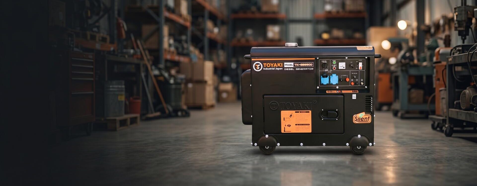 GENERADOR DIÉSEL INSONORIZADO 6.5 KW CON ATS TOYAKI TK-GS8500 Forza Industrial