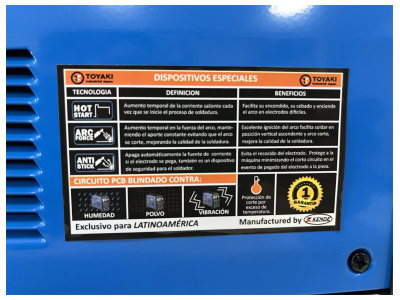 Soldadora Inverter 200A TOYAKI TK-MS200P v2