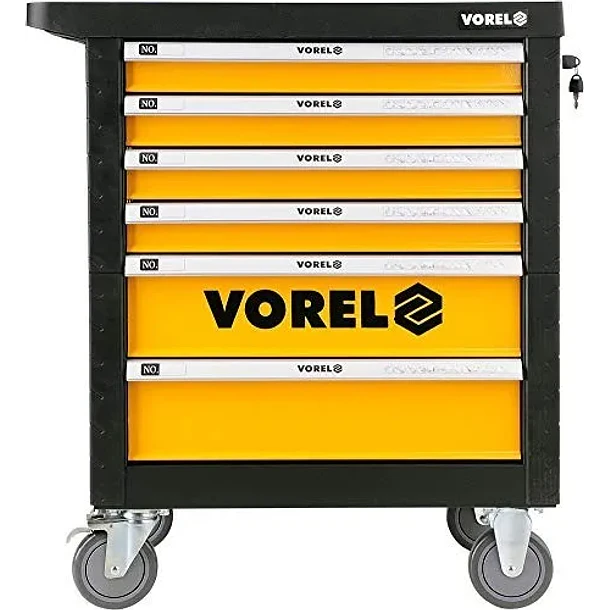 Carro herramientas vorel 177pcs Carro de herramientas móvil VOREL 177 piezas para taller mecánico