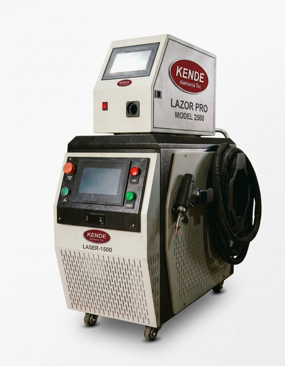 soldadora-laser-fibra-kende-1500w-220v2 Soldadora láser de fibra Kende 1500W 220V con enfriamiento por agua y capacidad de 0.5 a 4mm